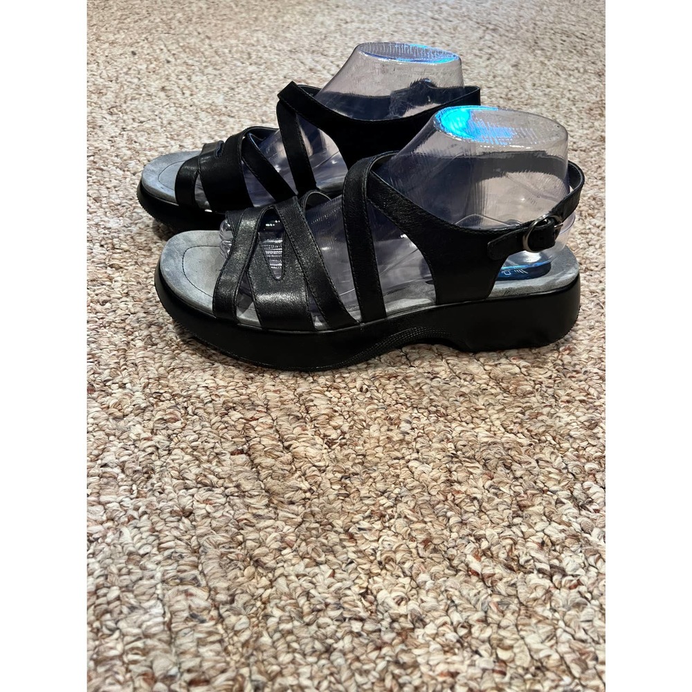 Dansko Lolita full grain black sandal size 40 - Picture 2 of 9